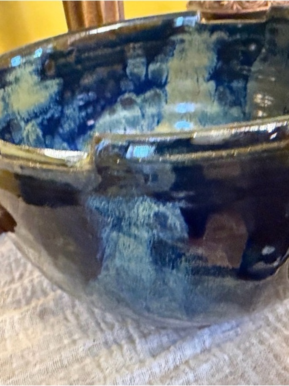 Handcrafted Studio
Pottery Yarn Bowl - Glazed Ceramic Spiral
Knitting Holder - Picture 2 of 11